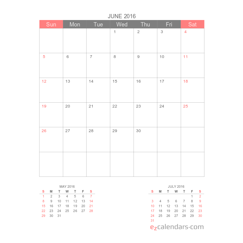 Calendar preview