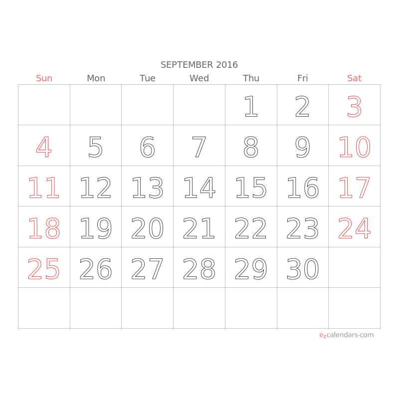 Calendar preview