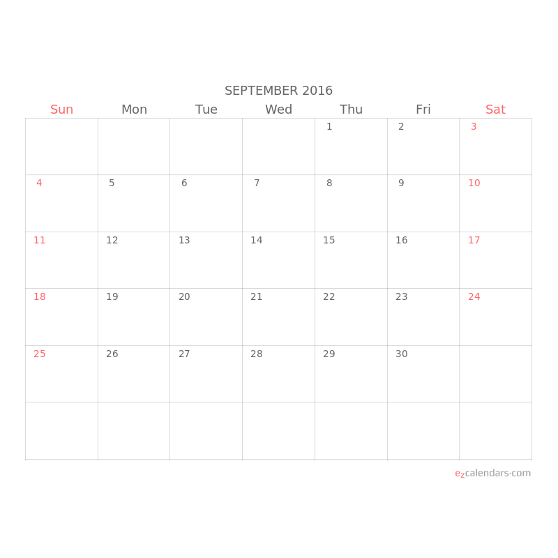 Calendar preview