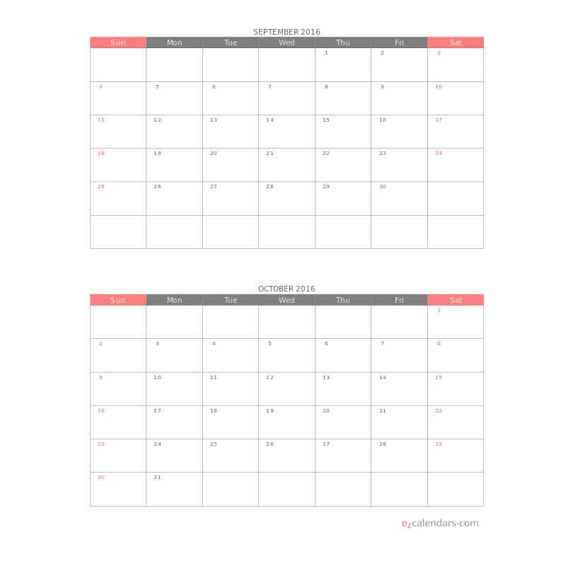 Calendar preview